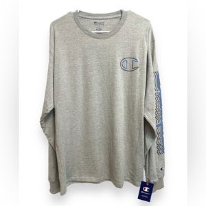 NWT Champion Script Logo Long Sleeve T Mens L